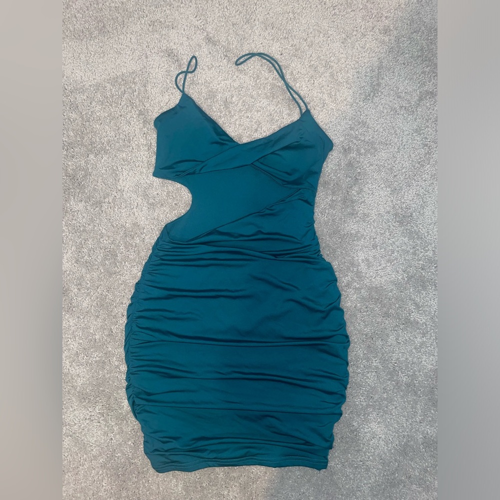 Entwined Twisted Bust Cutout Dress